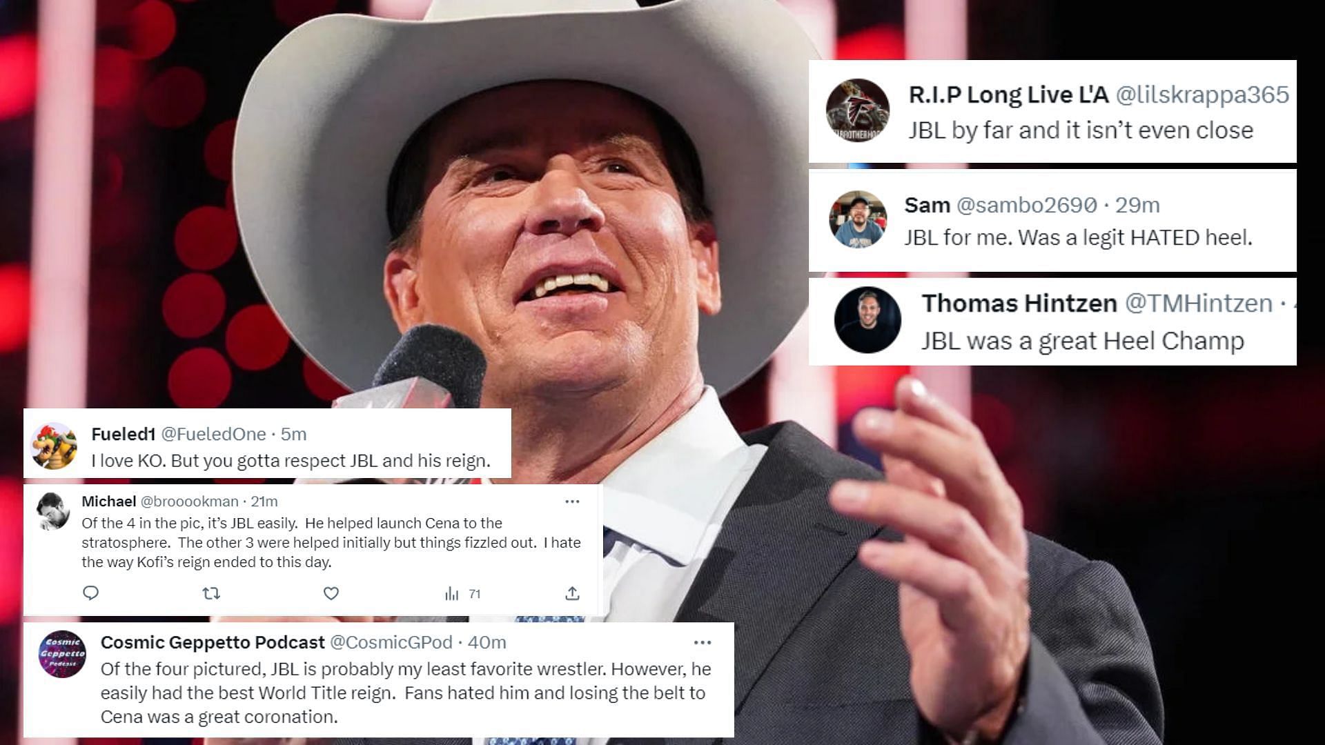 The WWE Universe loved John "Bradshaw" Layfield's WWE Championship reign
